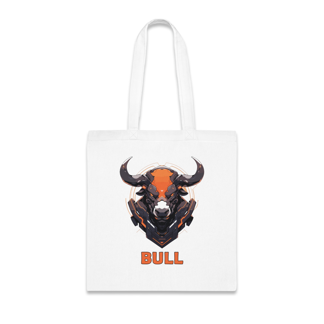 100%纯棉帆布手提袋 | Mascot-Bull-008