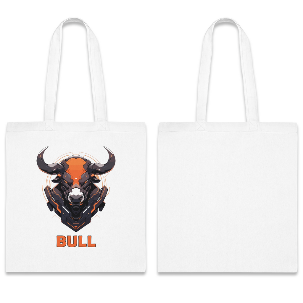 100%纯棉帆布手提袋 | Mascot-Bull-008