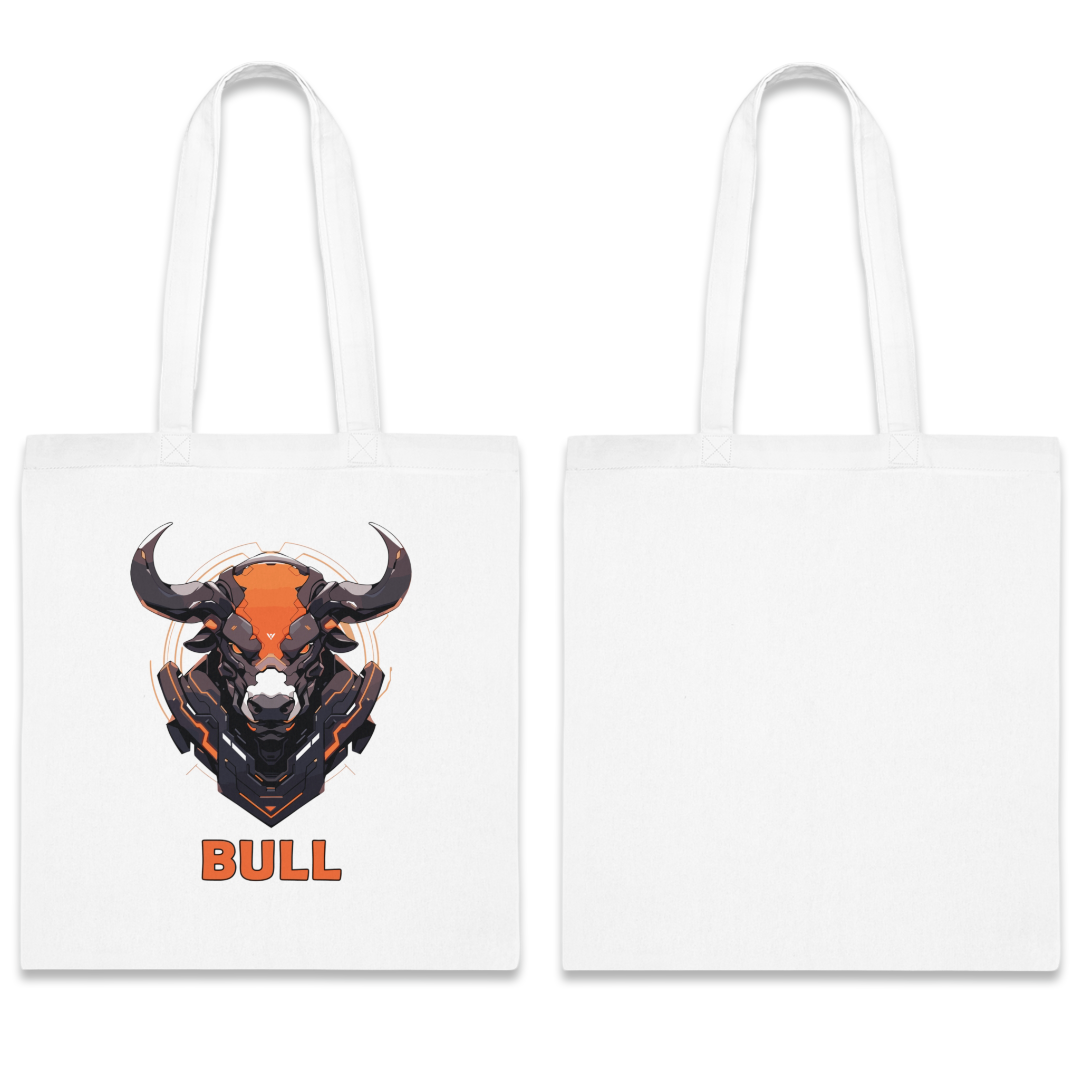100%纯棉帆布手提袋 | Mascot-Bull-008