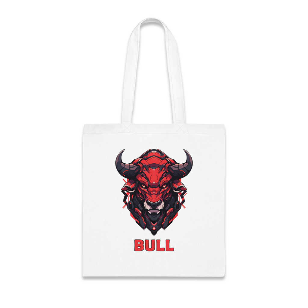100%纯棉帆布手提袋 | Mascot-Bull-009