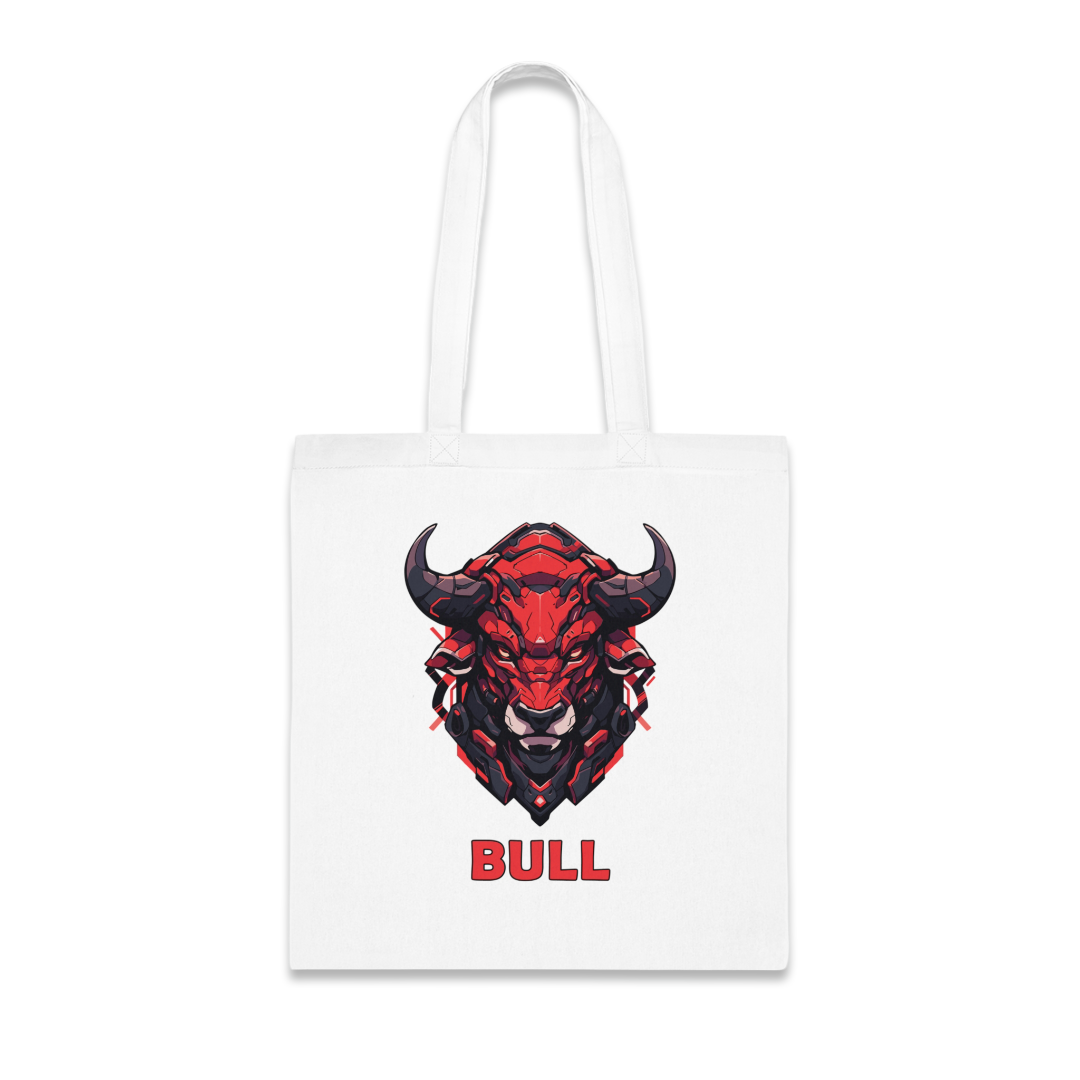 100%纯棉帆布手提袋 | Mascot-Bull-009