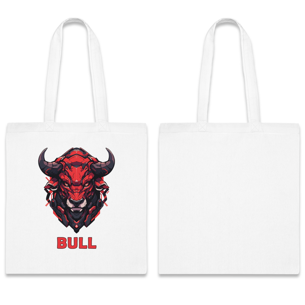 100%纯棉帆布手提袋 | Mascot-Bull-009