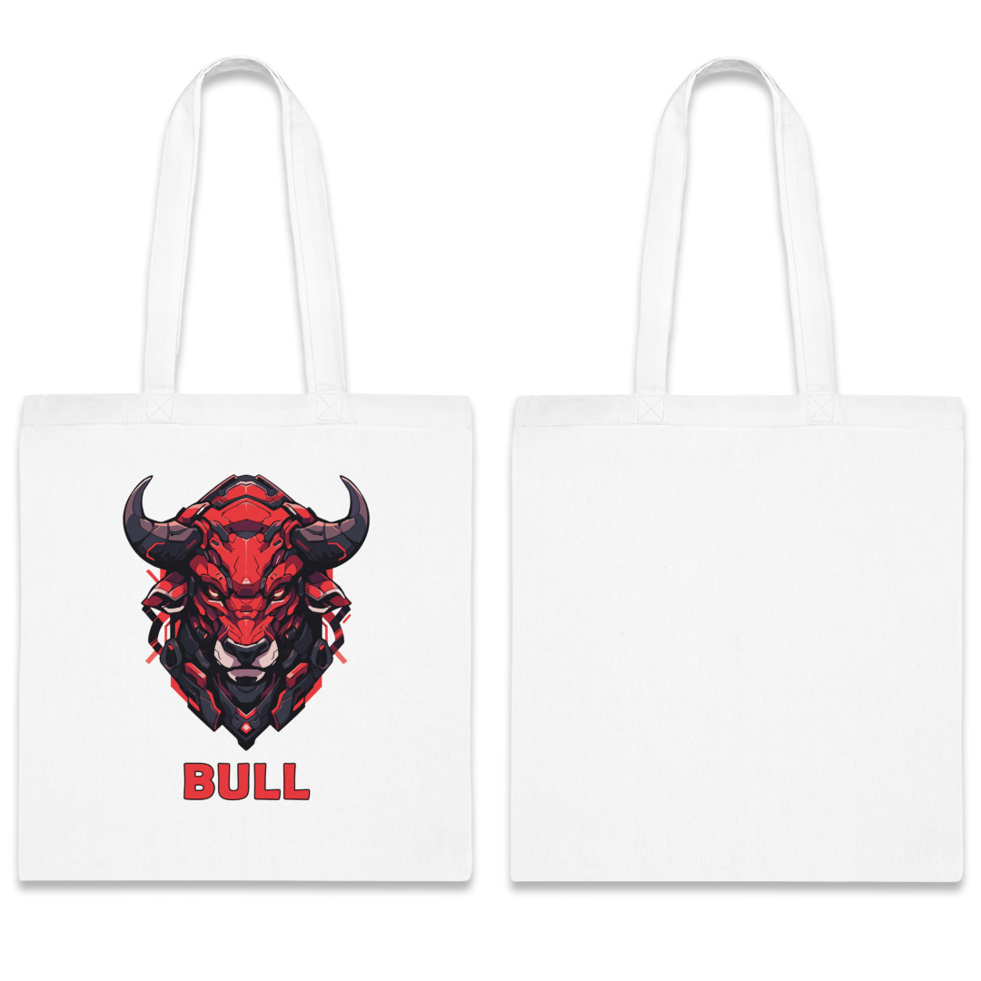 100%纯棉帆布手提袋 | Mascot-Bull-009