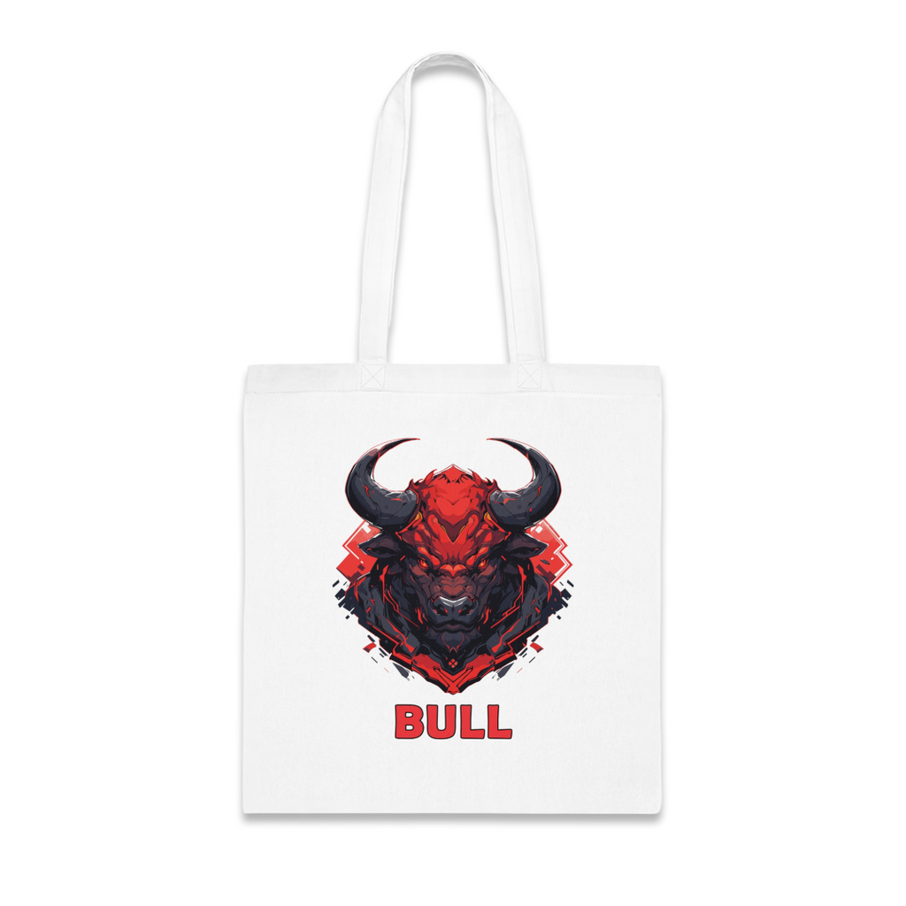 100%纯棉帆布手提袋 | Mascot-Bull-010