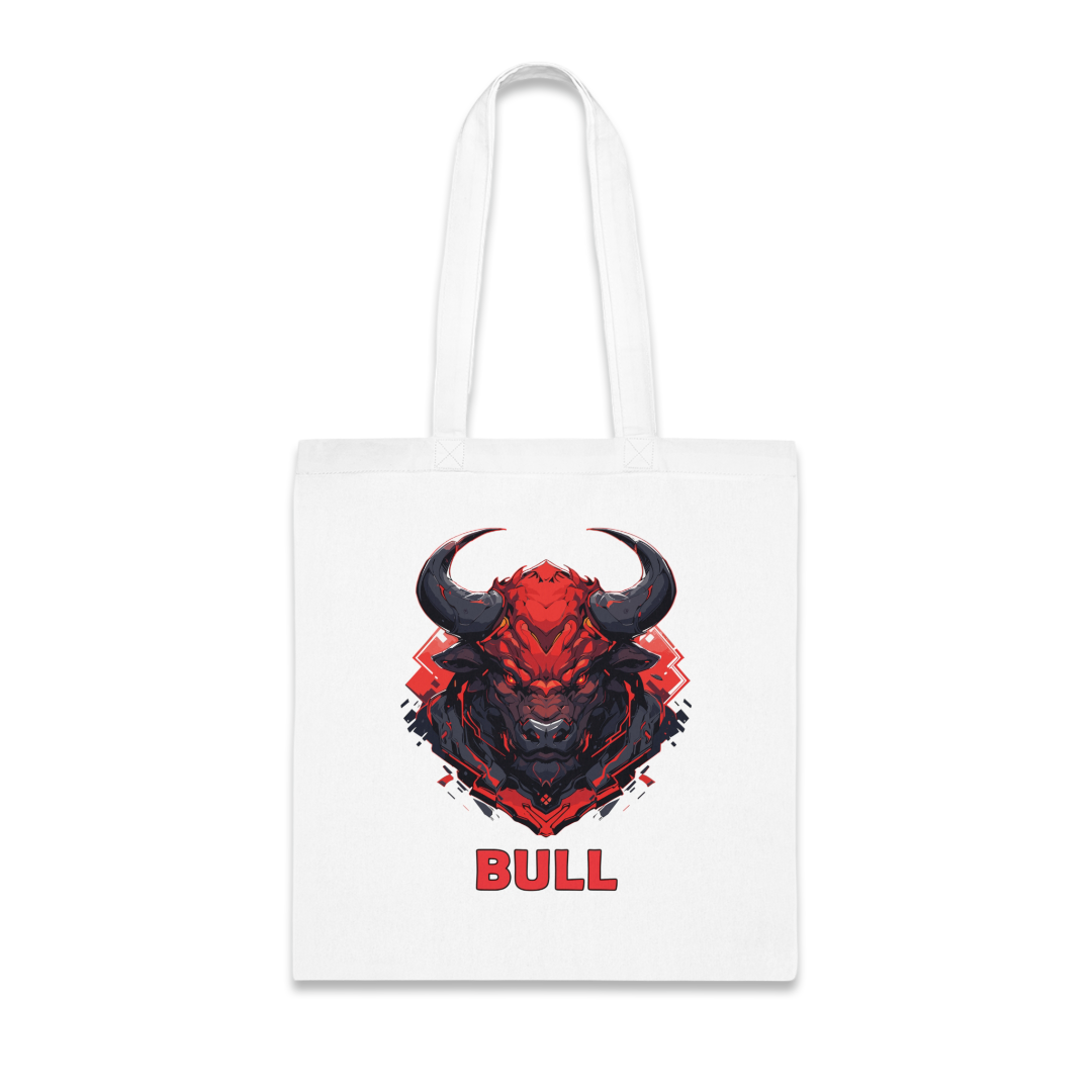100%纯棉帆布手提袋 | Mascot-Bull-010