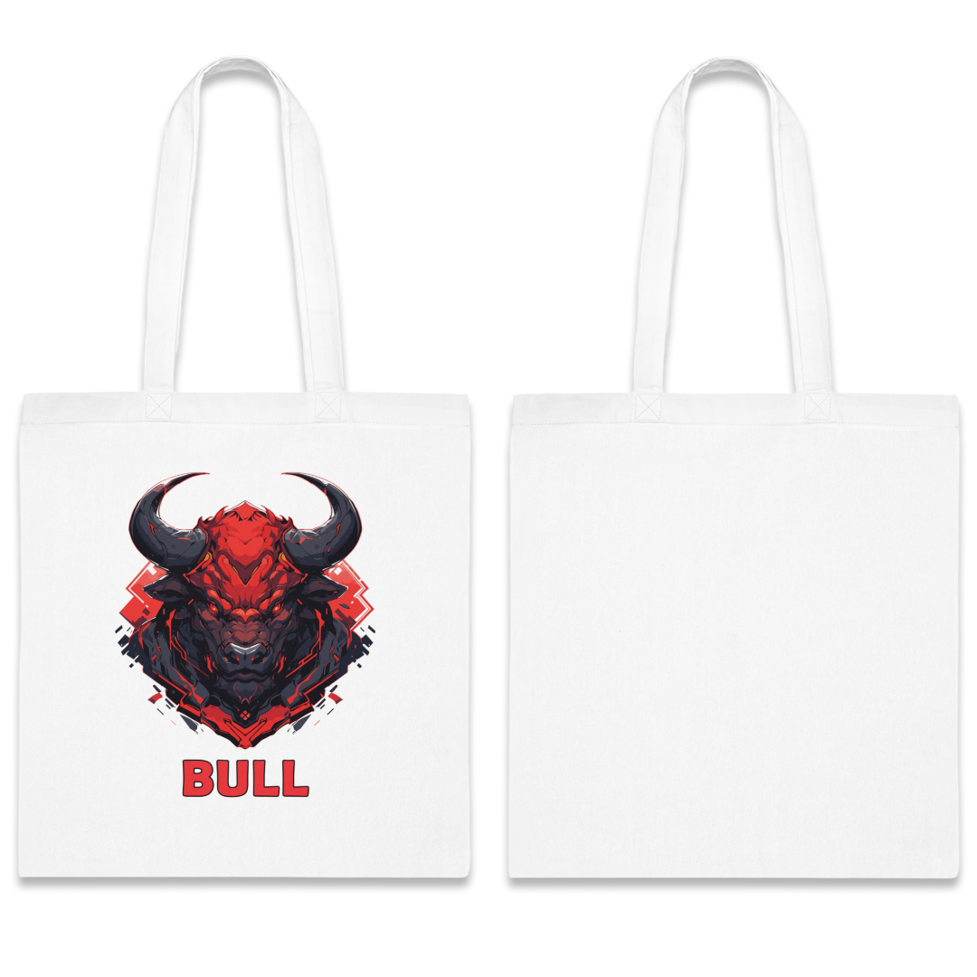 100%纯棉帆布手提袋 | Mascot-Bull-010