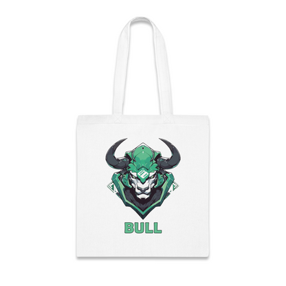 100% Cotton Canvas Tote Bag | Mascot-Bull-011