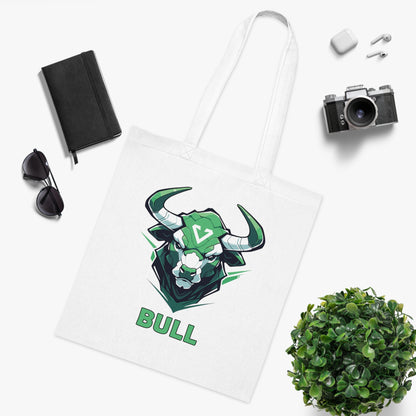 100% Cotton Canvas Tote Bag | Mascot-Bull-012