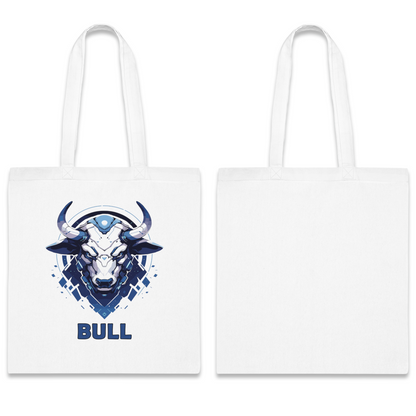 100% Cotton Canvas Tote Bag | Mascot-Bull-013