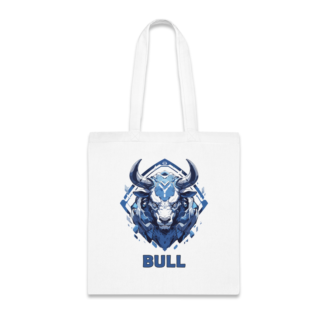 100%纯棉帆布手提袋 | Mascot-Bull-014