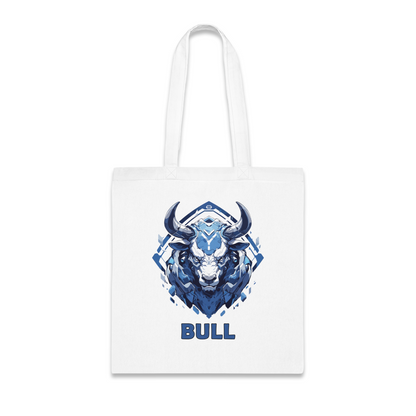 100% Cotton Canvas Tote Bag | Mascot-Bull-014