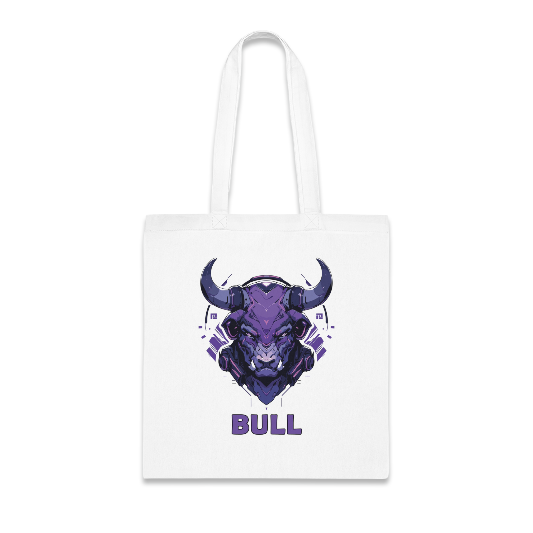 100%纯棉帆布手提袋 | Mascot-Bull-015