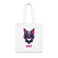 100%纯棉帆布手提袋 | Mascot-Cat-001
