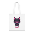100%纯棉帆布手提袋 | Mascot-Cat-002