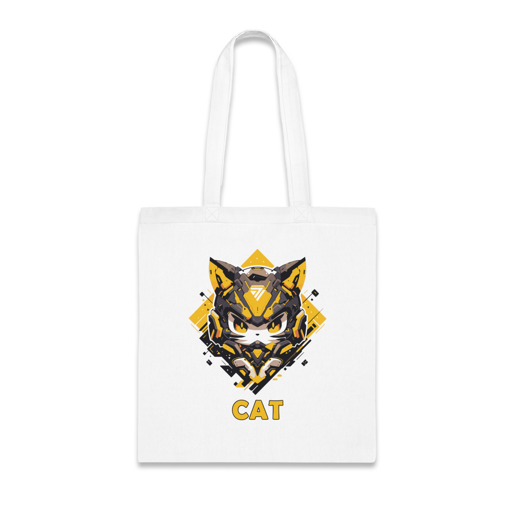 100%纯棉帆布手提袋 | Mascot-Cat-003