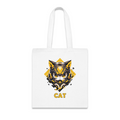 100%纯棉帆布手提袋 | Mascot-Cat-003