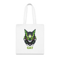 100%纯棉帆布手提袋 | Mascot-Cat-005