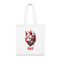 100% Cotton Canvas Tote Bag | Mascot-Cat-009