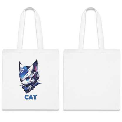 100% Cotton Canvas Tote Bag | Mascot-Cat-014