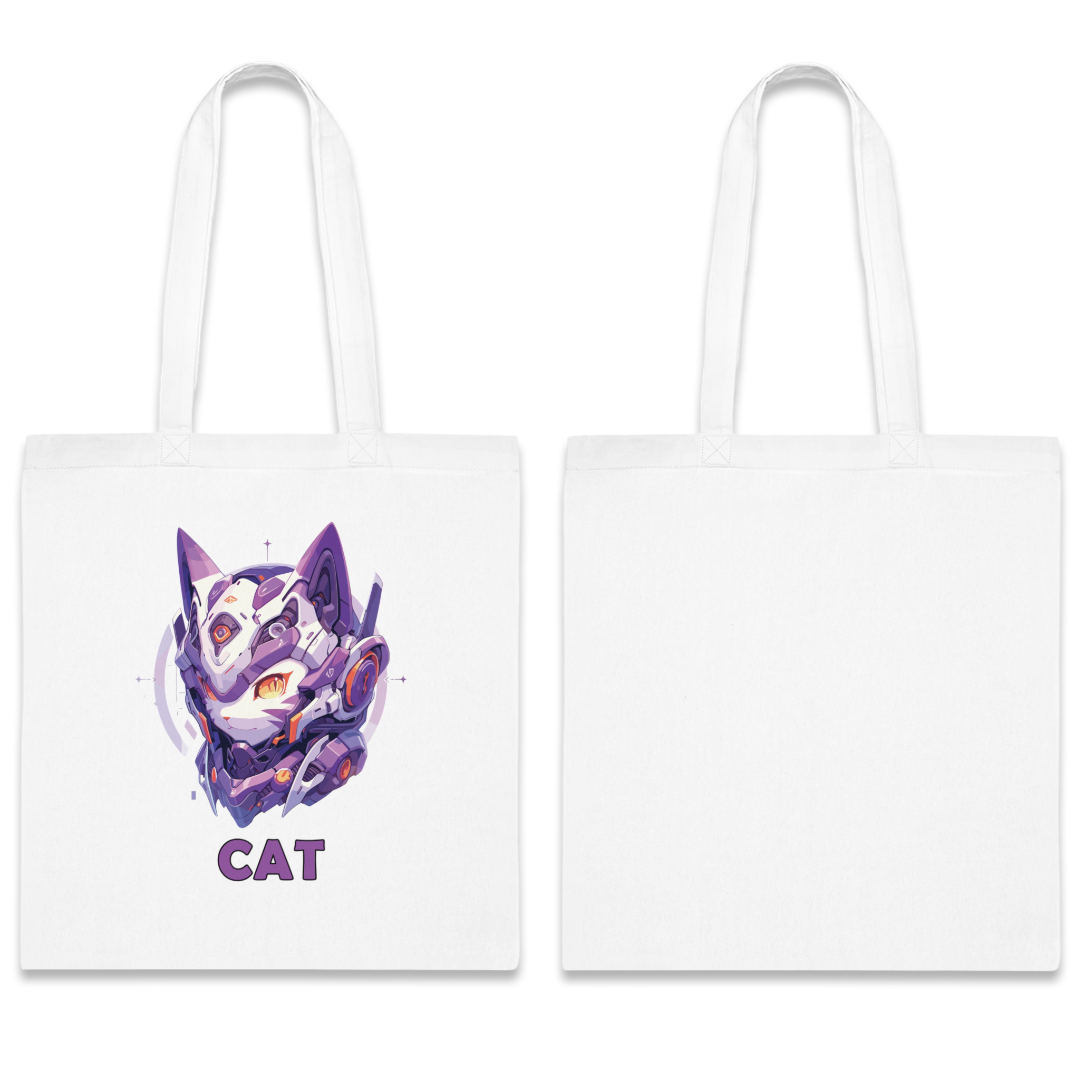 100%纯棉帆布手提袋 | Mascot-Cat-015