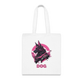 100% Cotton Canvas Tote Bag | Mascot-Dog-001