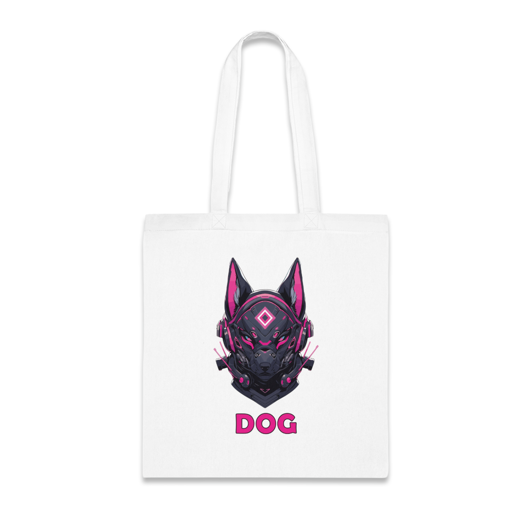 100%纯棉帆布手提袋 | Mascot-Dog-002