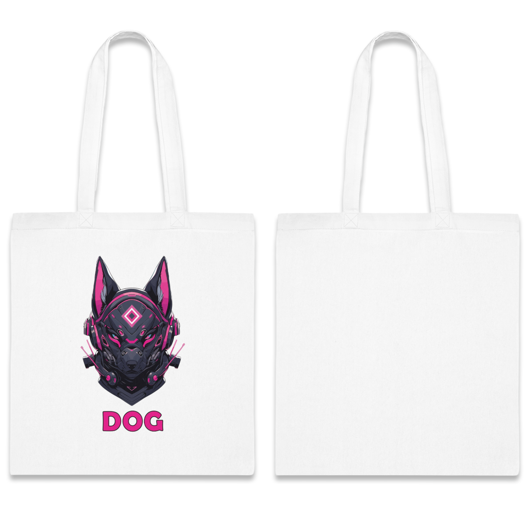 100%纯棉帆布手提袋 | Mascot-Dog-002