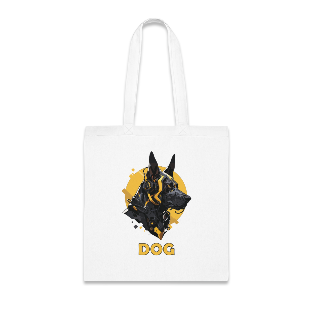 100%纯棉帆布手提袋 | Mascot-Dog-003