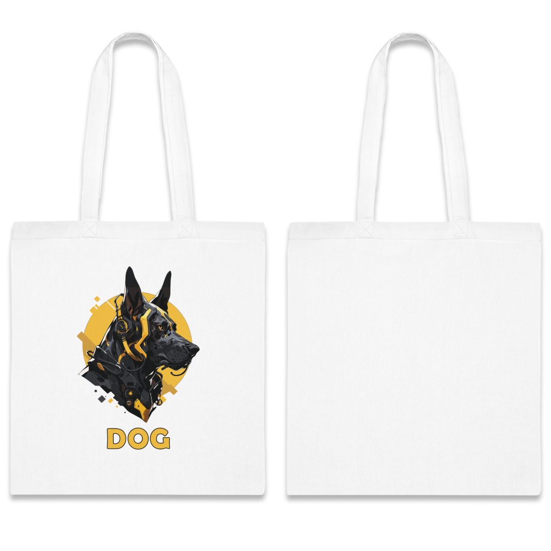 100%纯棉帆布手提袋 | Mascot-Dog-003