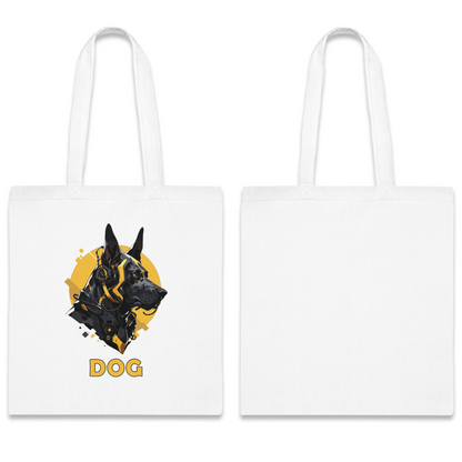 100% Cotton Canvas Tote Bag | Mascot-Dog-003