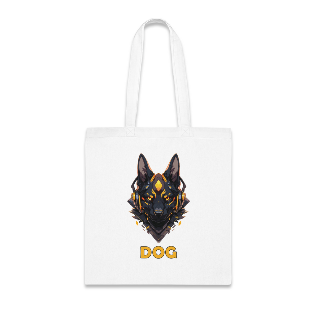100% Cotton Canvas Tote Bag | Mascot-Dog-004