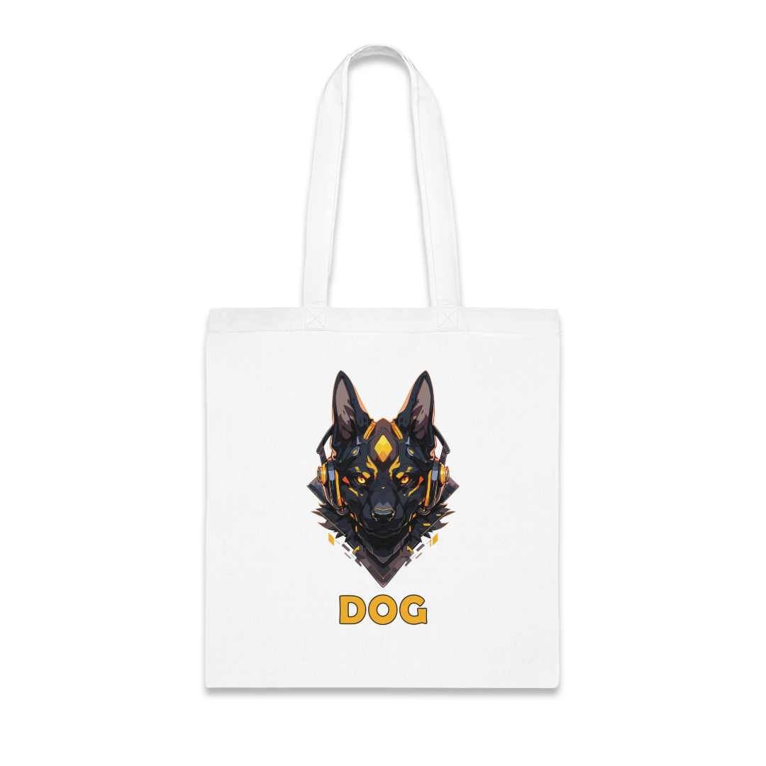 100%纯棉帆布手提袋 | Mascot-Dog-004