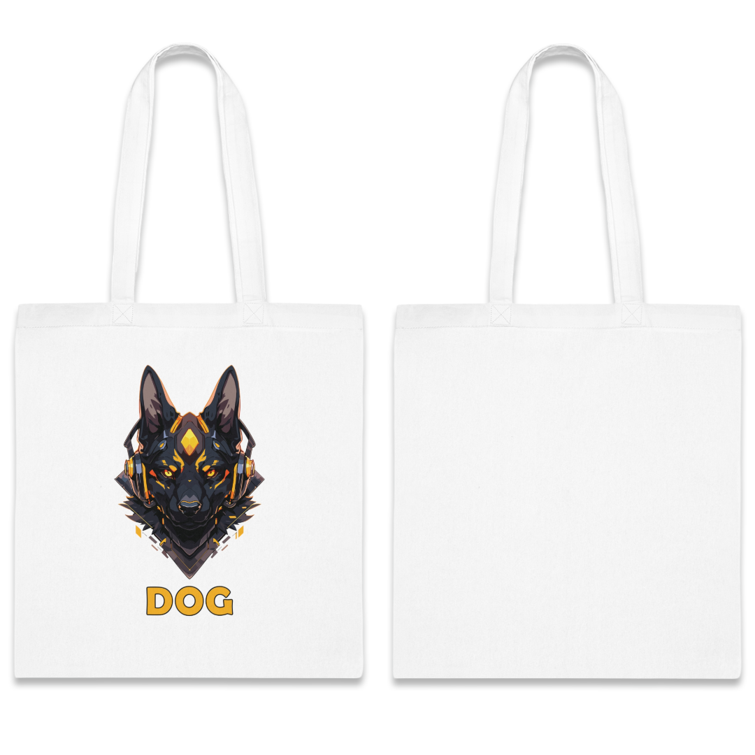 100%纯棉帆布手提袋 | Mascot-Dog-004