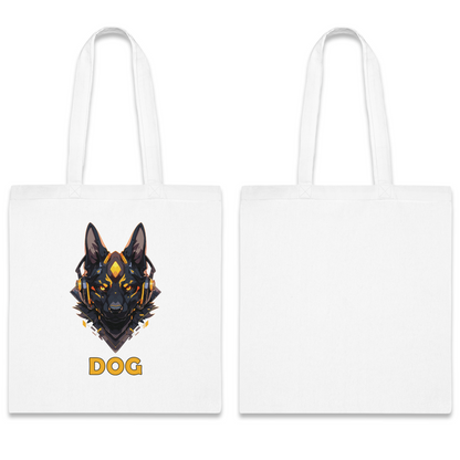 100% Cotton Canvas Tote Bag | Mascot-Dog-004