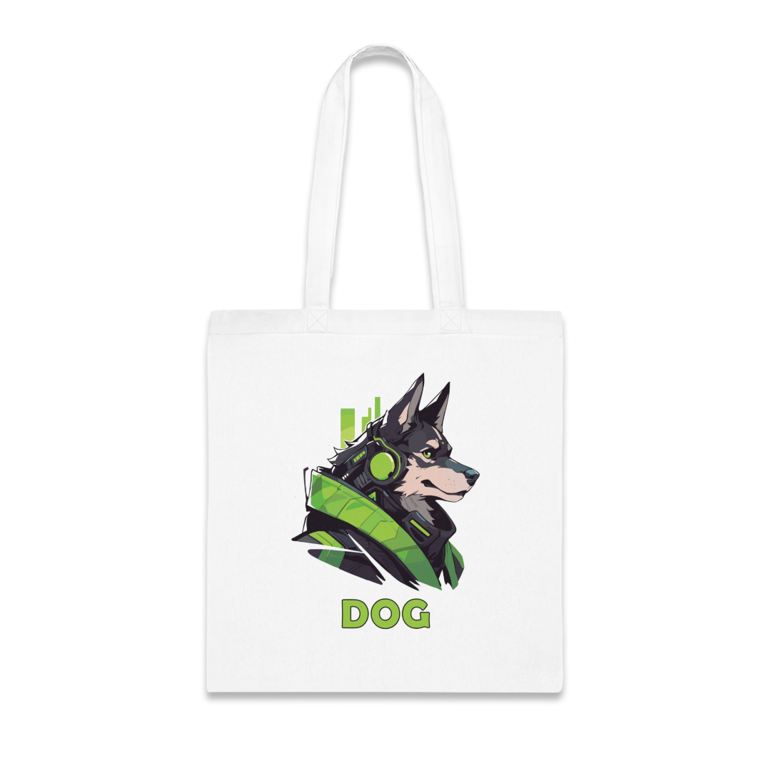 100%纯棉帆布手提袋 | Mascot-Dog-005