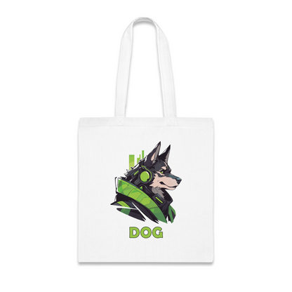 100% Cotton Canvas Tote Bag | Mascot-Dog-005