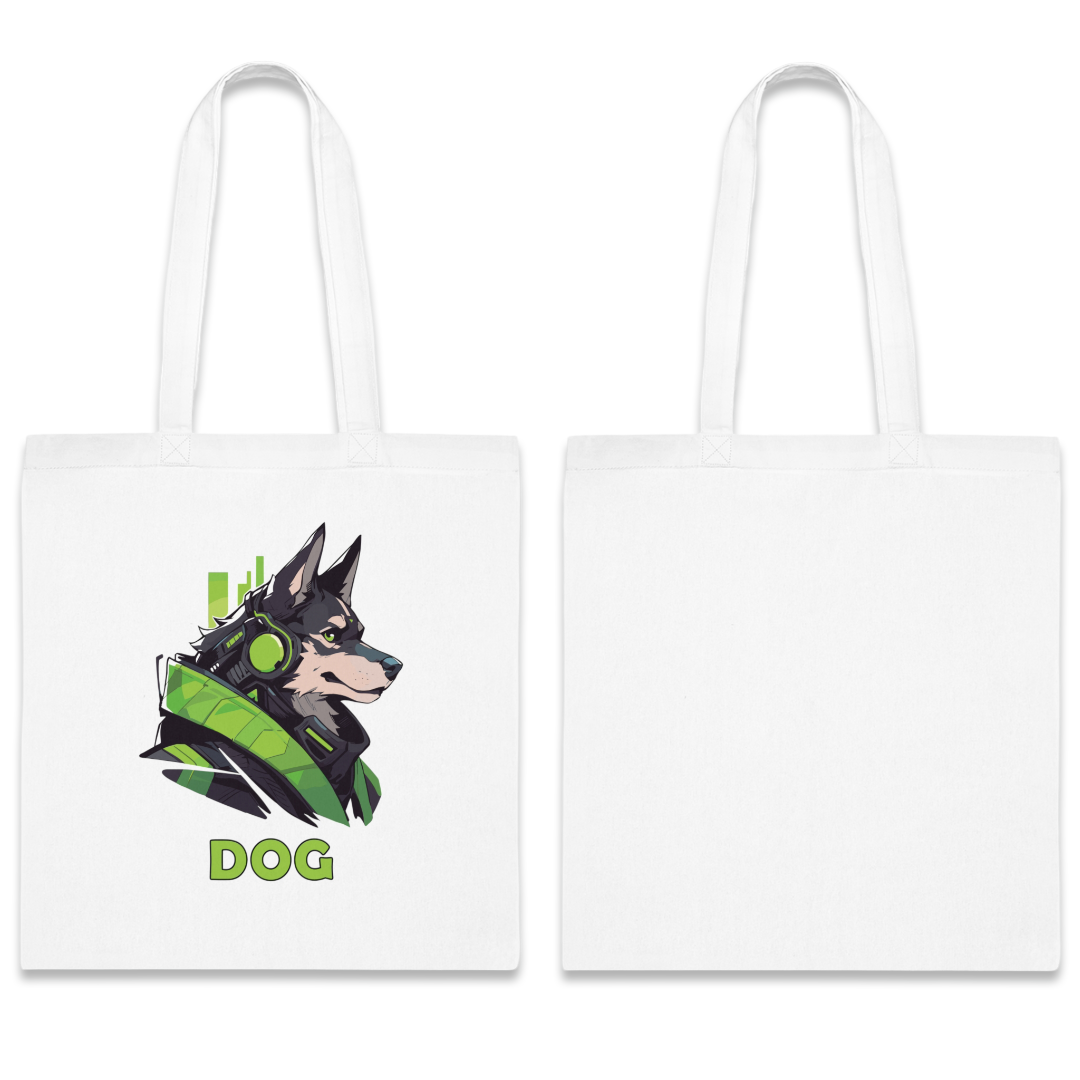 100%纯棉帆布手提袋 | Mascot-Dog-005