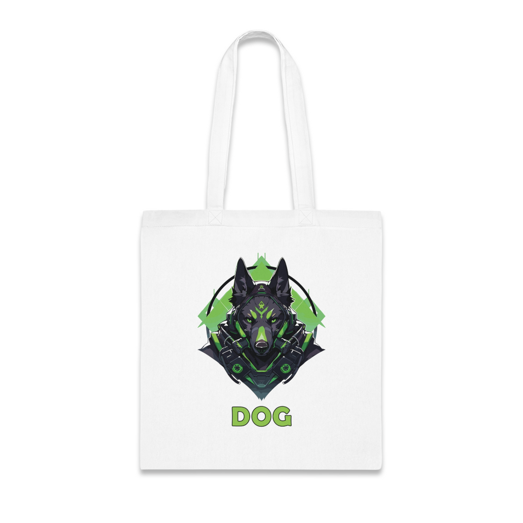 100% Cotton Canvas Tote Bag | Mascot-Dog-006