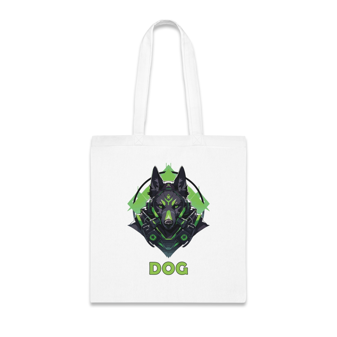 100%纯棉帆布手提袋 | Mascot-Dog-006