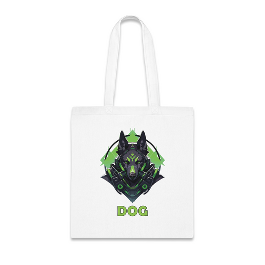 100% Cotton Canvas Tote Bag | Mascot-Dog-006