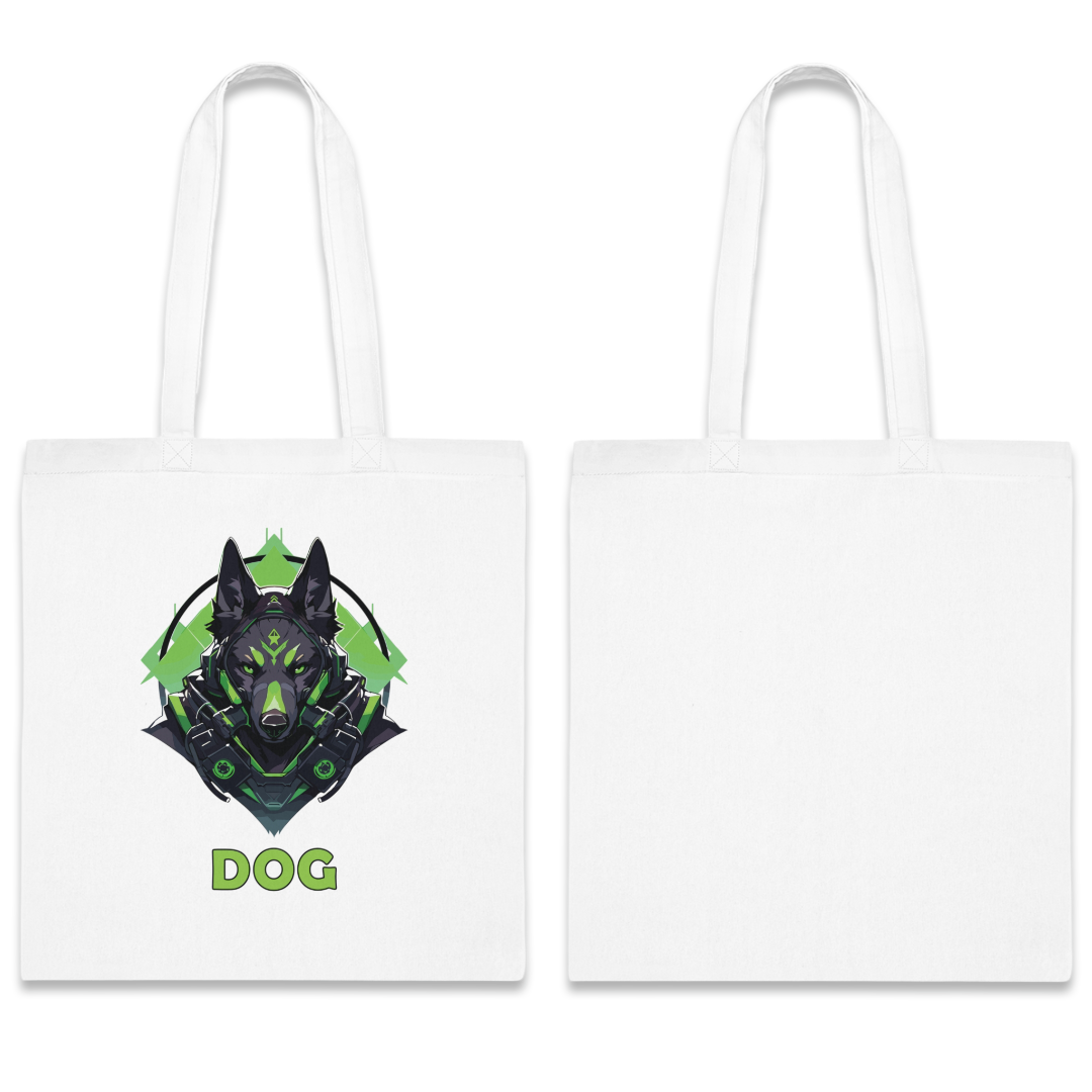 100%纯棉帆布手提袋 | Mascot-Dog-006