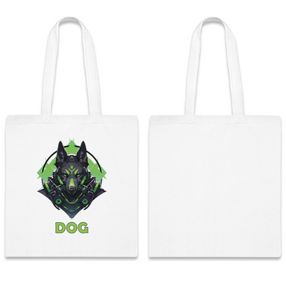 100% Cotton Canvas Tote Bag | Mascot-Dog-006