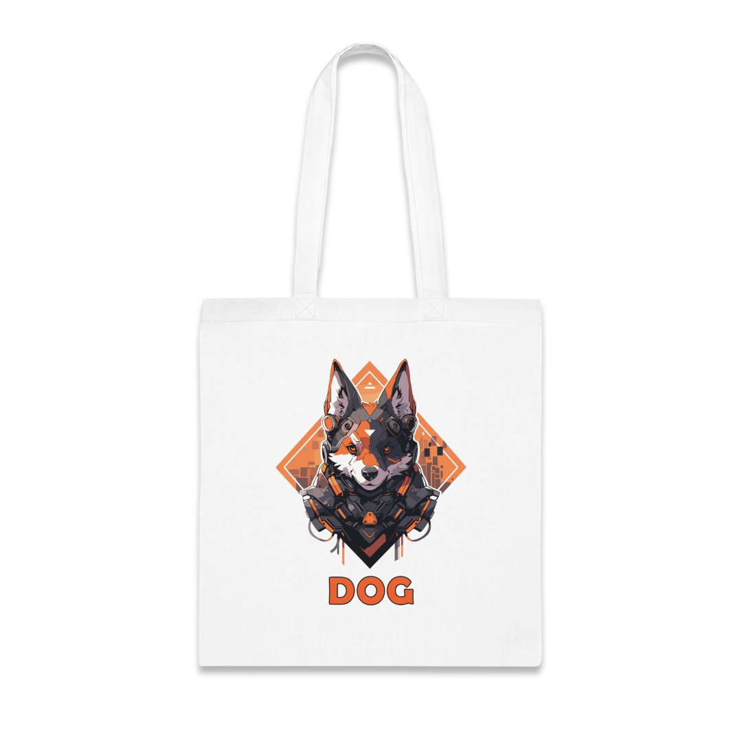 100%纯棉帆布手提袋 | Mascot-Dog-007