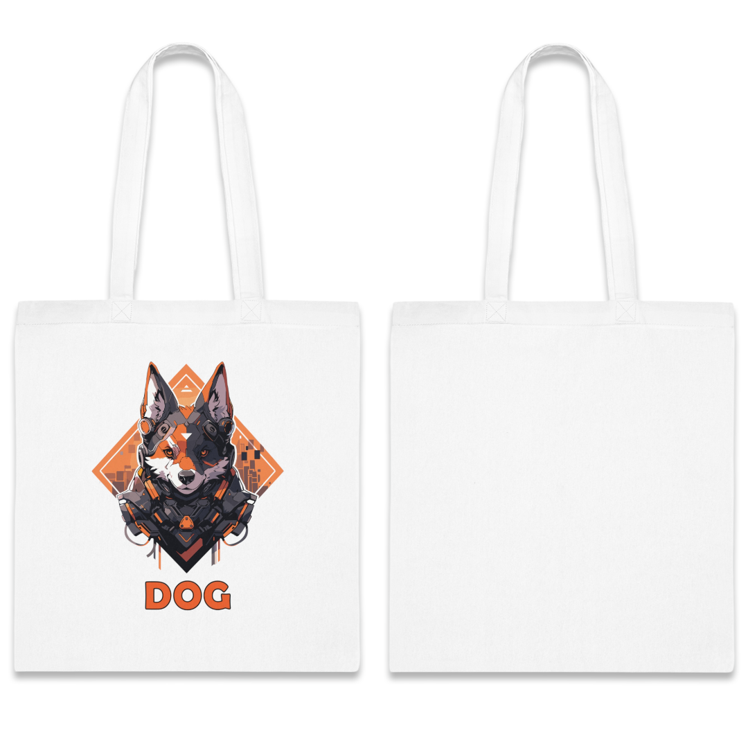 100%纯棉帆布手提袋 | Mascot-Dog-007