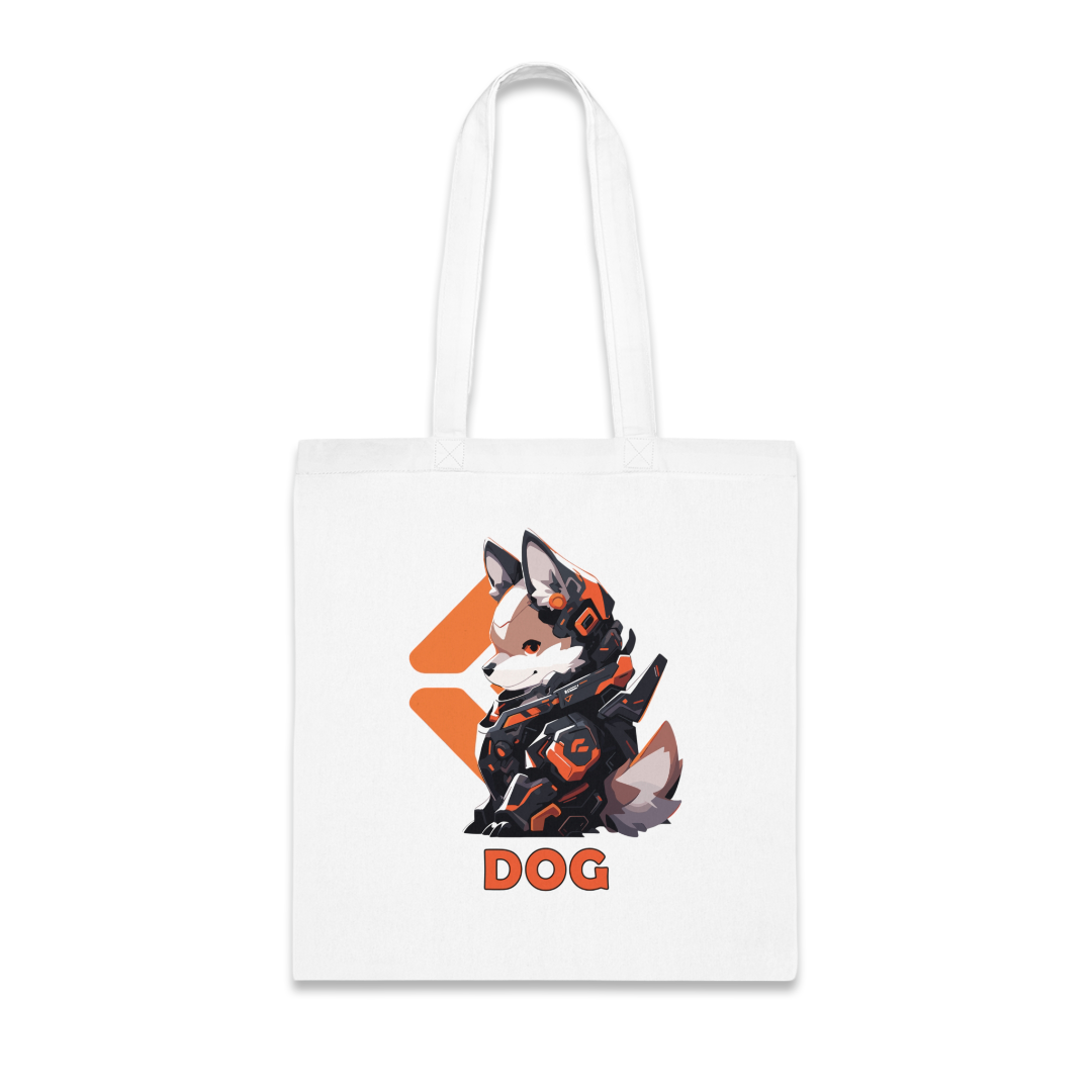 100%纯棉帆布手提袋 | Mascot-Dog-008