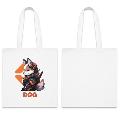 100% Cotton Canvas Tote Bag | Mascot-Dog-008