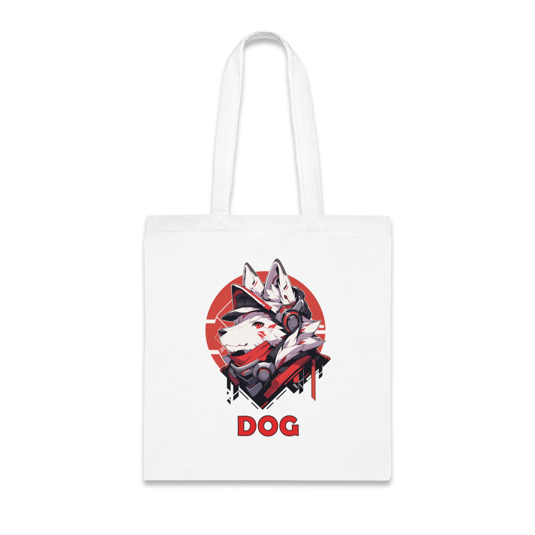100%纯棉帆布手提袋 | Mascot-Dog-009