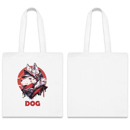 100% Cotton Canvas Tote Bag | Mascot-Dog-009