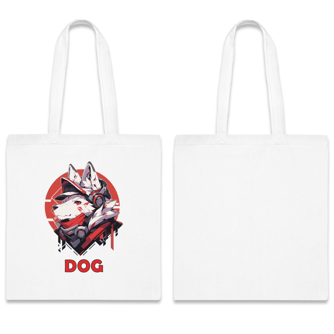 100%纯棉帆布手提袋 | Mascot-Dog-010