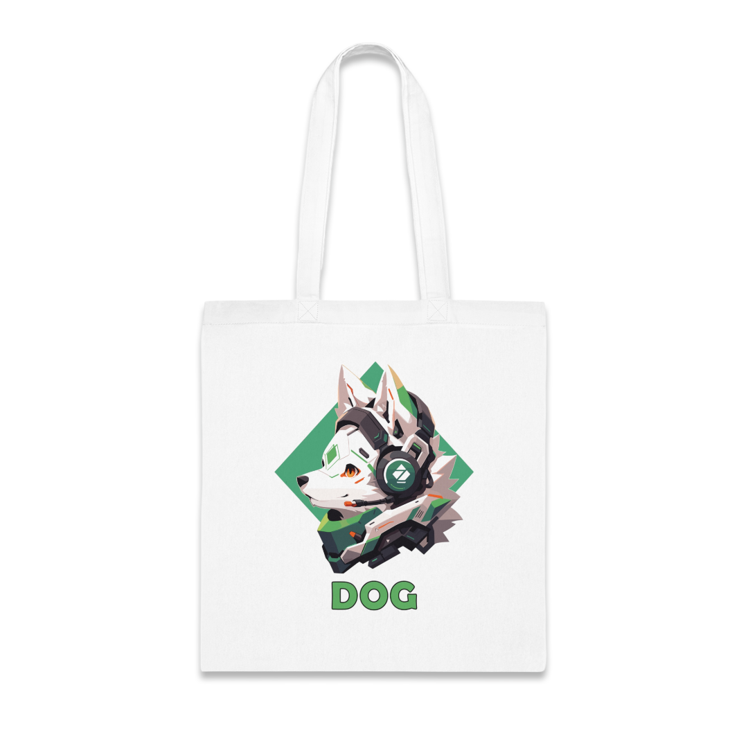 100%纯棉帆布手提袋 | Mascot-Dog-011